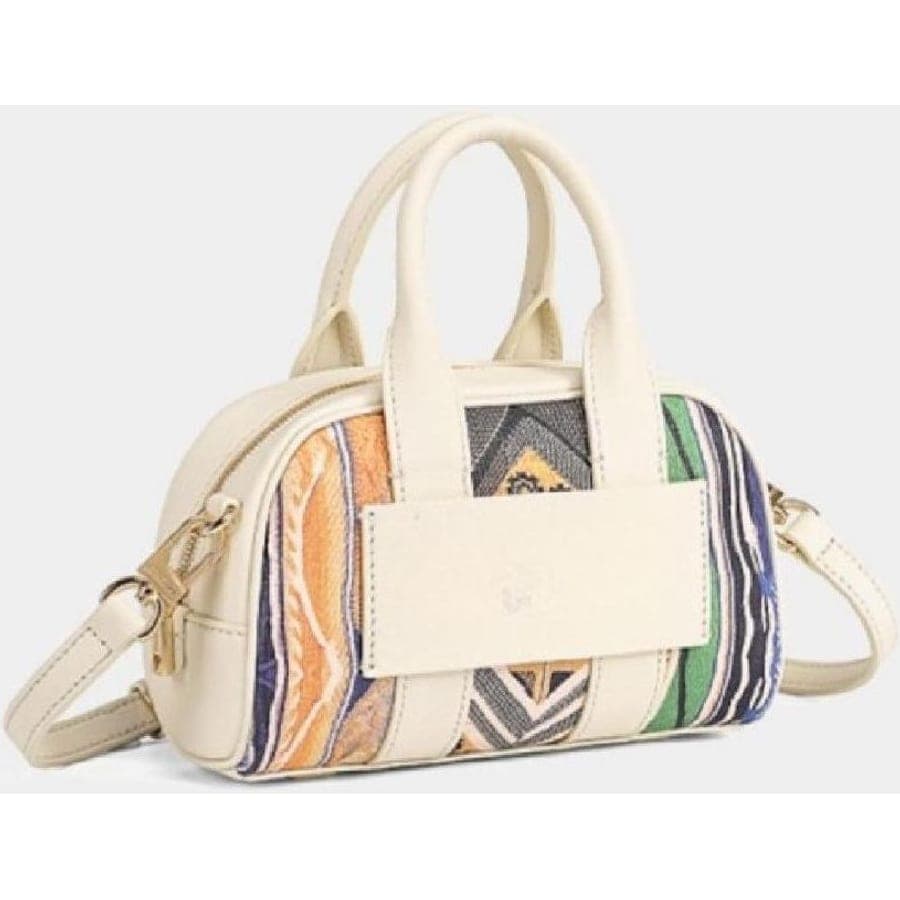 Bowling Bag in Off-White, 19*7.5*20 CM