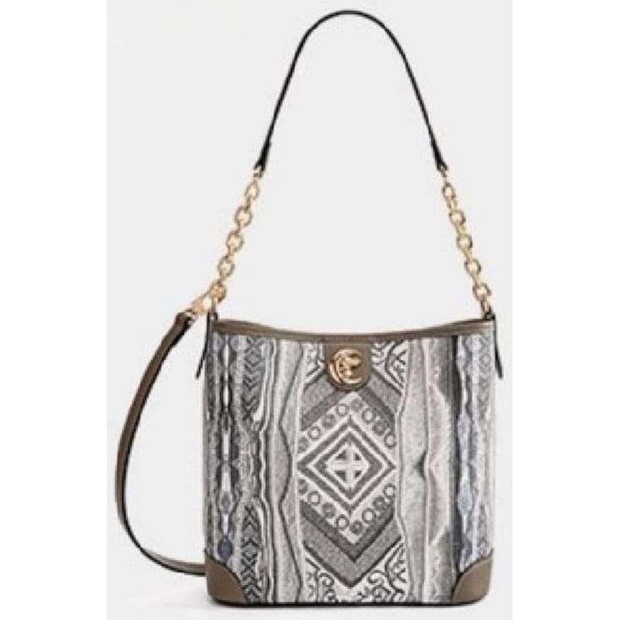 Bucket Bag in Off-Grey, 26.5*23.5*14 CM