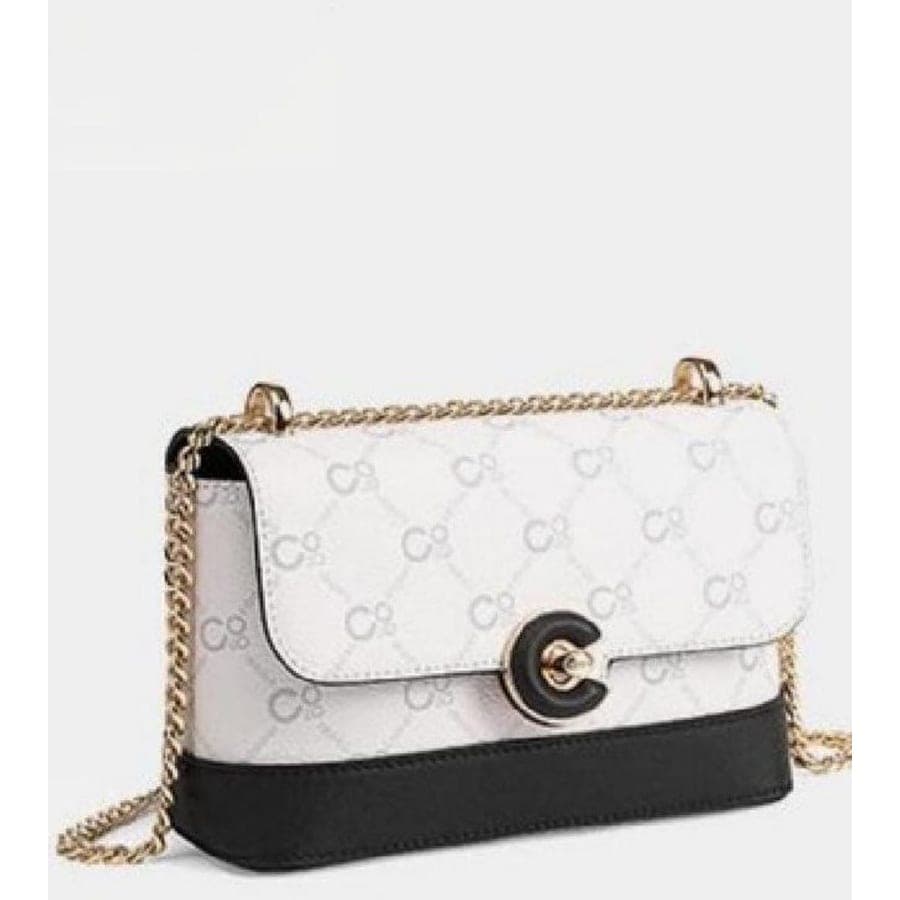 Color Block Crossbody Bag in Ash Grey, 19.5*12*6.5 CM