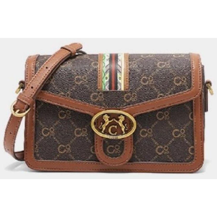 Envelope Crossbody Bag in Brown, 22*7*13.5 CM