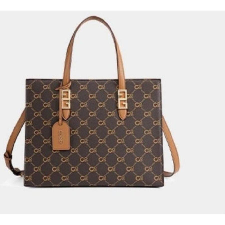 Handbag in Coffee Brown, 31.5*13*24 CM