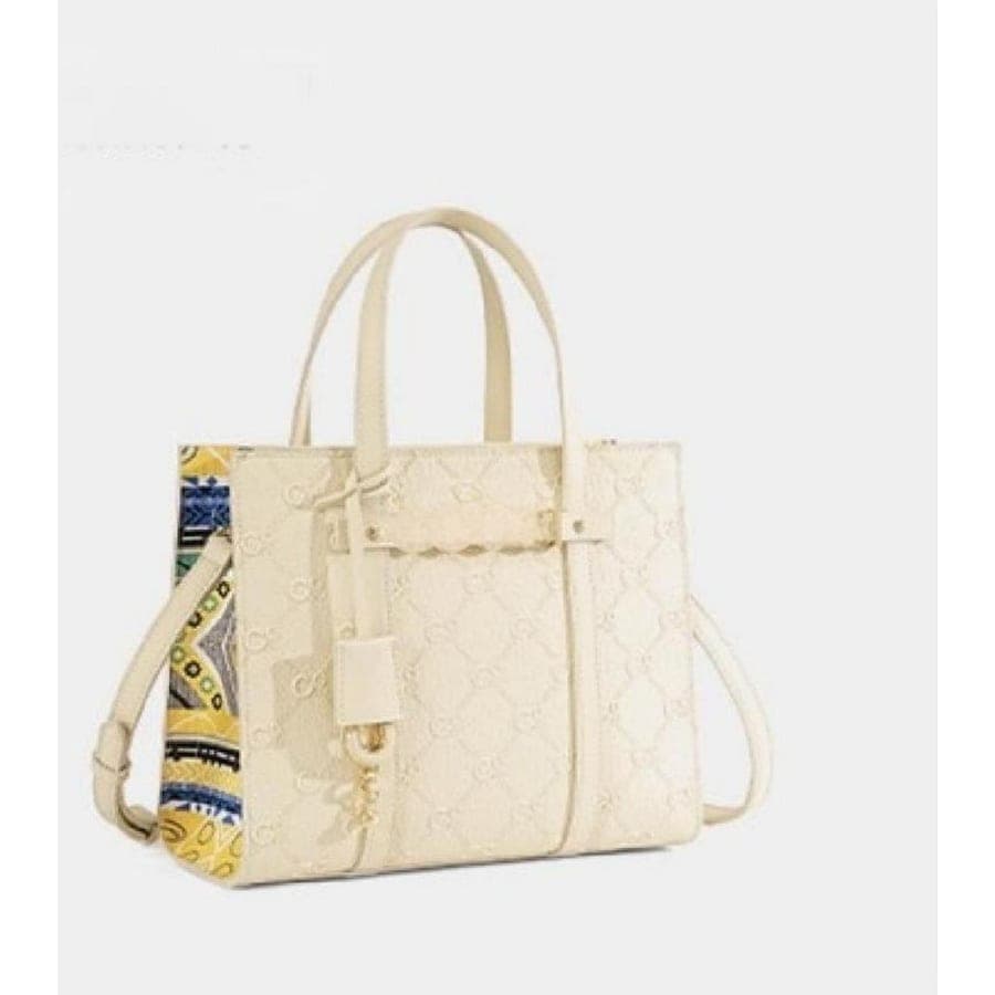 Handbag in Off-White, 26*21*11 CM