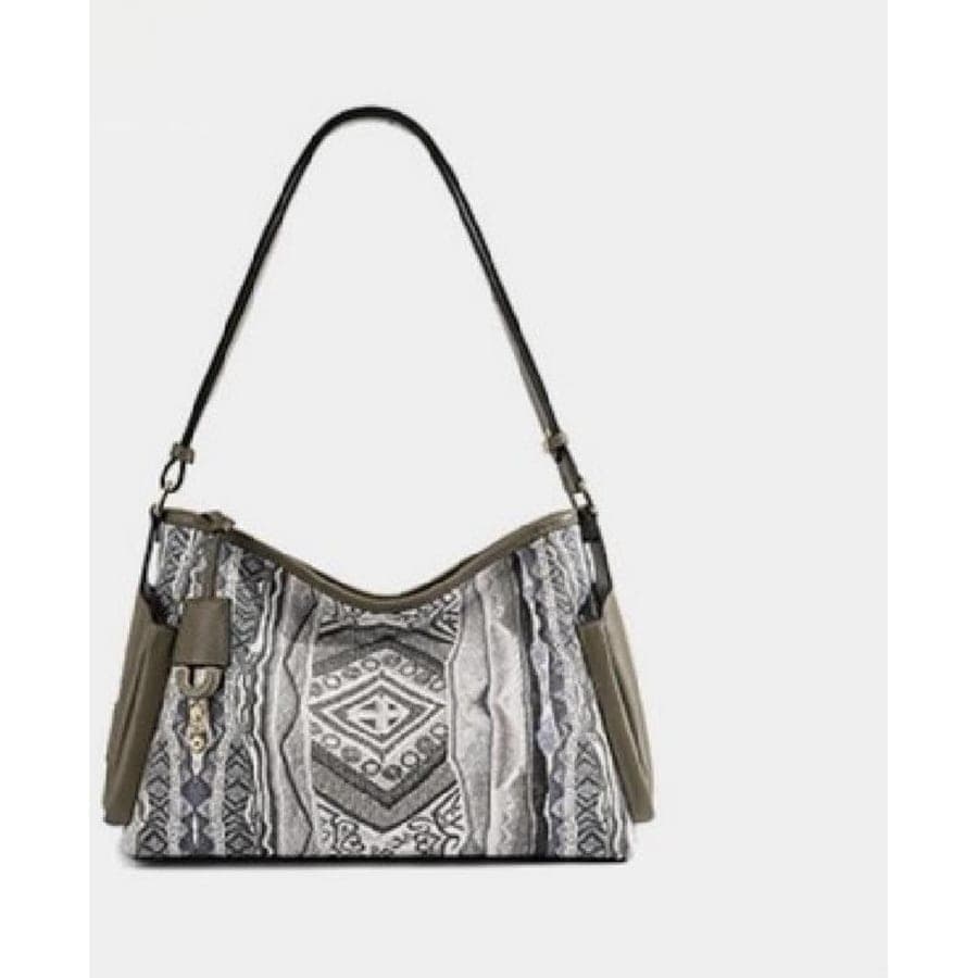 Hobo Underarm Bag in Grey, 33*20.5*12 CM