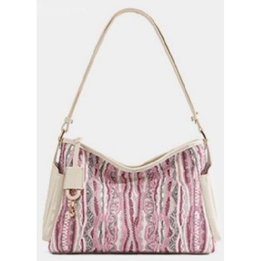 Hobo Underarm Bag in Lavender Purple, 33*20.5*12 CM