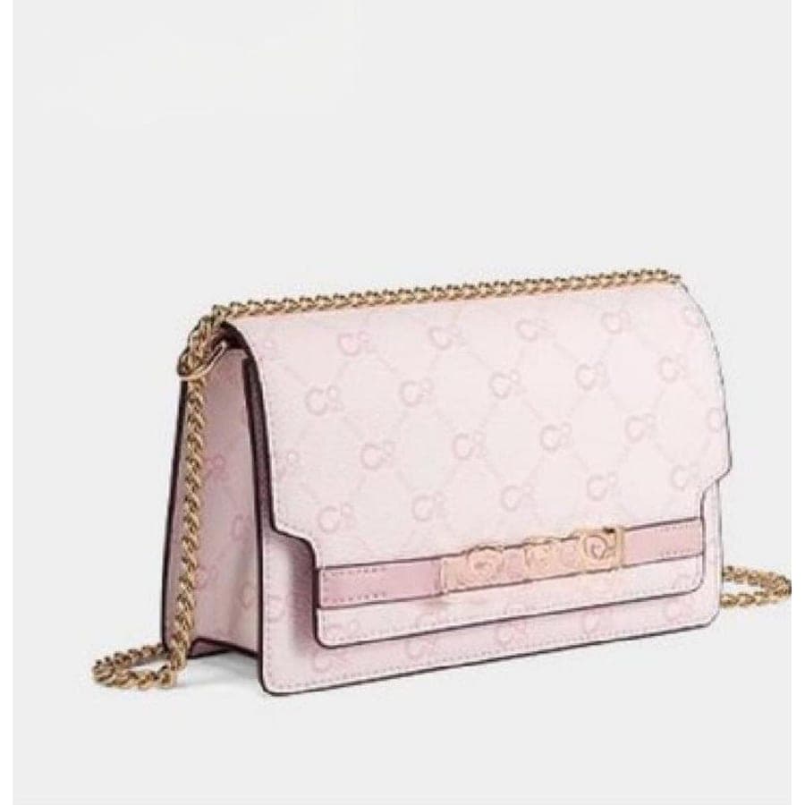 Printed Crossbody Bag in Pink, 21*12.5*7.5 CM