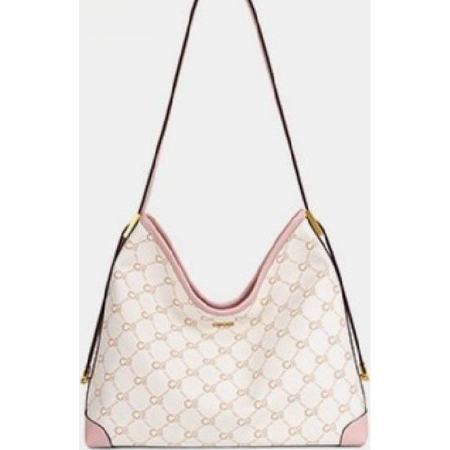 Shoulder Bag in Peach Pink, 33.5*11.5*30 CM