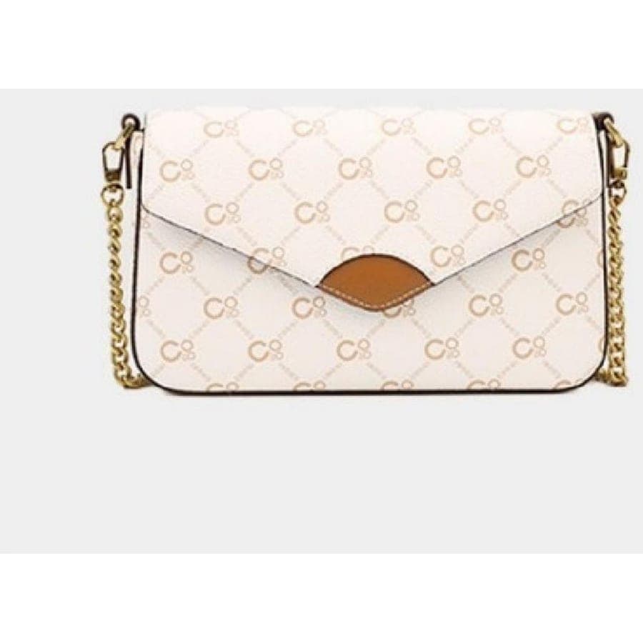 SIGN · Envelope Clutch in Off-White, 22.5*14*4 CM