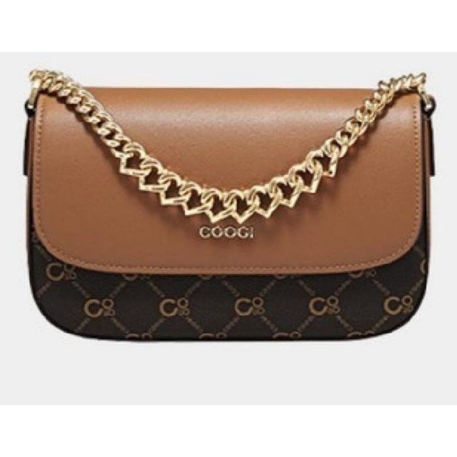 SIGN · Flap Crossbody Bag in Brown, 23*8*14.5 CM