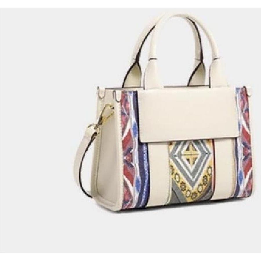 Tote Bag in Off-White, 21*19*10 CM
