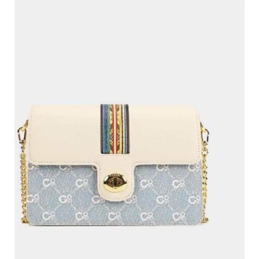 VEIN·TT Mini Square Bag in Light Blue, 22*7*14 CM